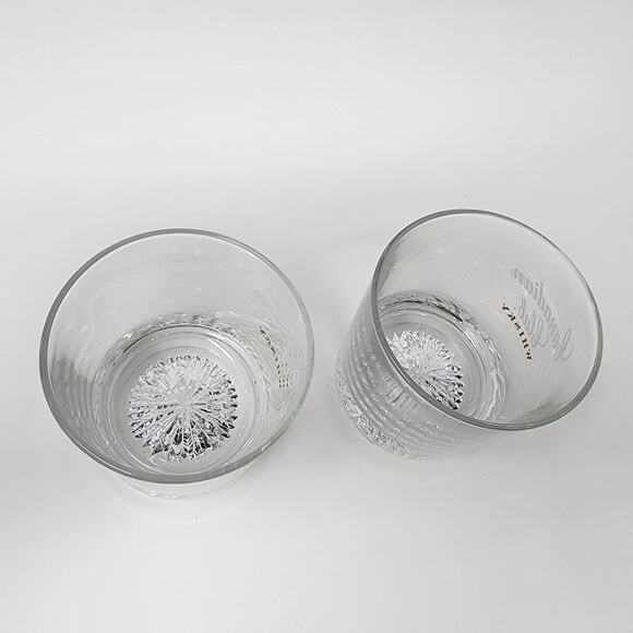 2 Canadian Club Whisky Double Old Fashioned Heavy Bottom Glasses - Picture 5 of 7